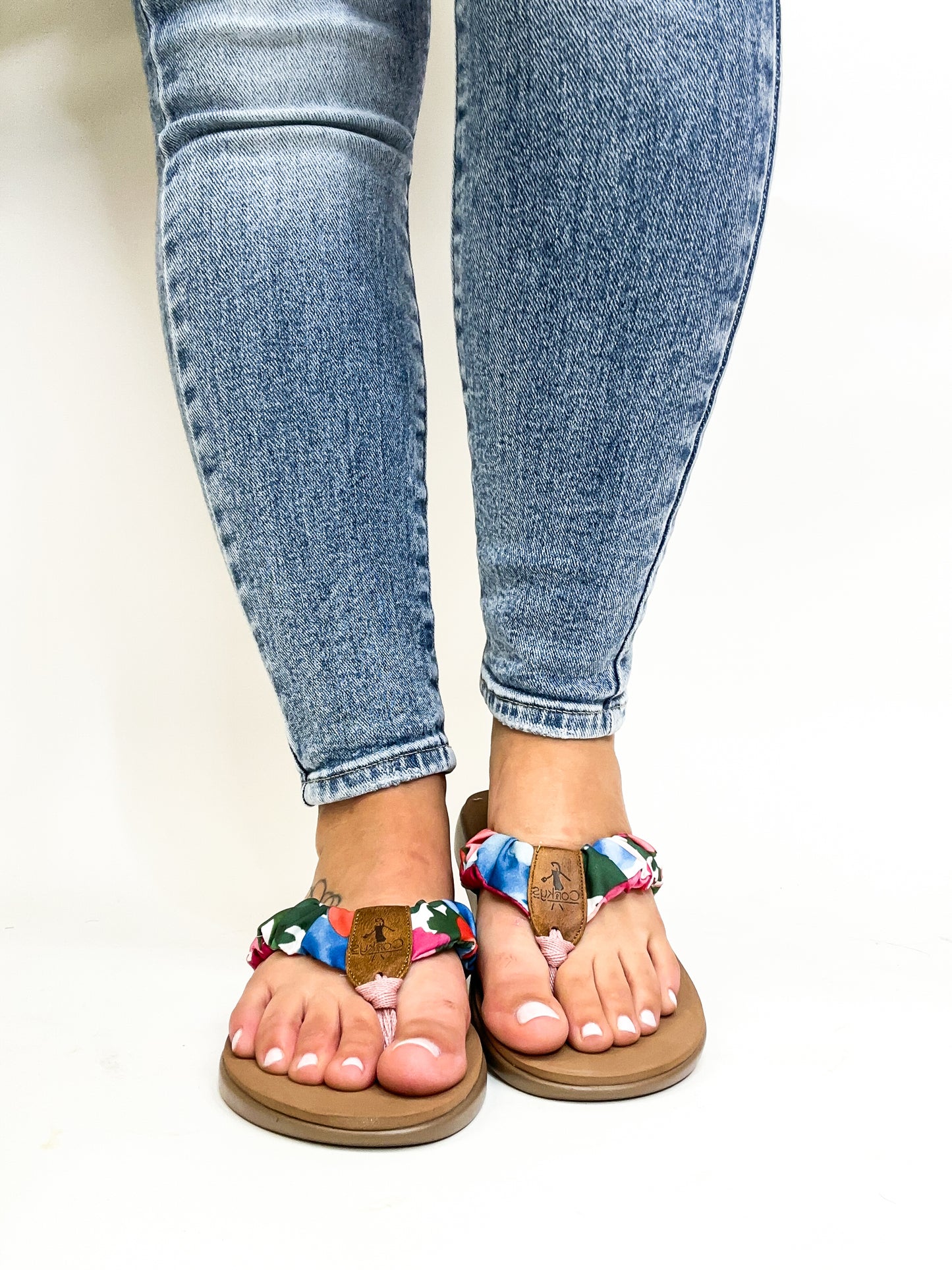 Corky's Floral Ripple Flip Flops FINAL SALE