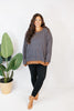 Cozy Trends Pullover In Stripe Gold - Reg & Curvy
