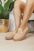 Corky's Sand Faux Suede Stud Muffin Shoes