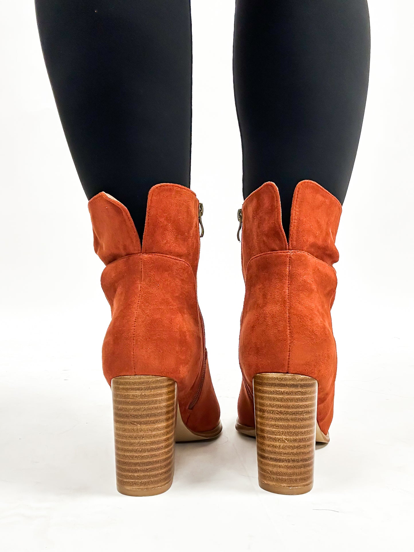 Corky's Rust Faux Suede Last Call Boots