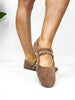 Corky's Walnut Faux Suede Own It Flats