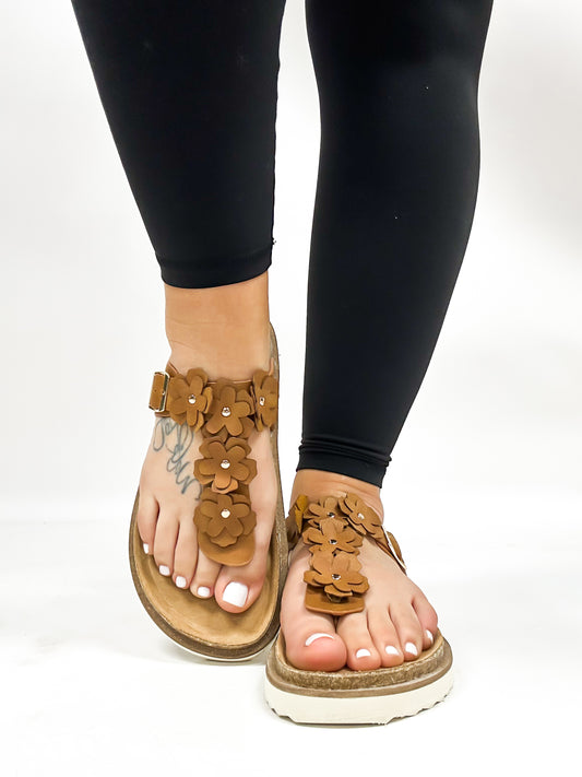 Corky's Cognac Bless Her Heart Sandals