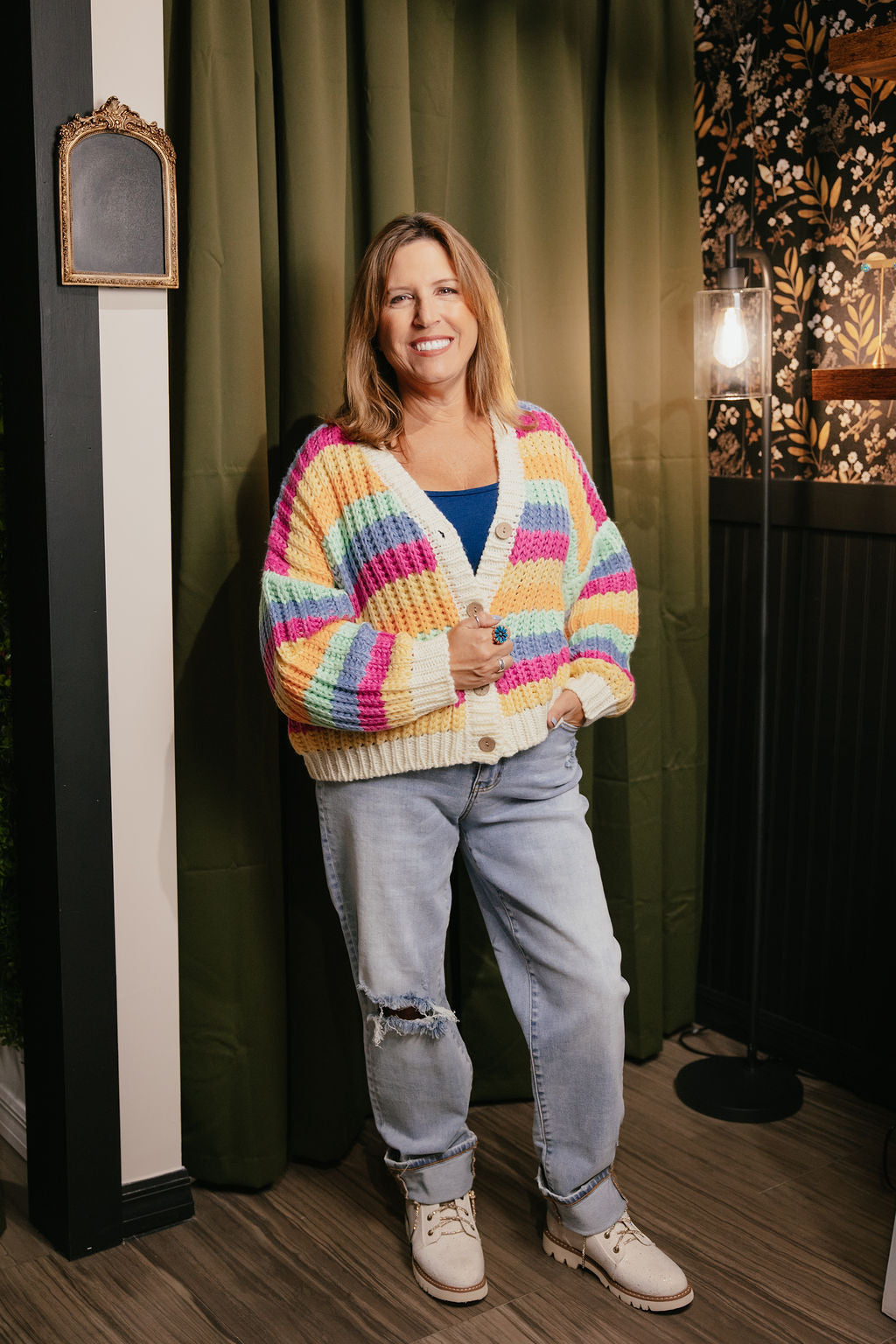 Rainbow Sherbert Cardigan - Reg & Curvy