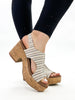 Corky's Tan Multi Miss Carley Wedges