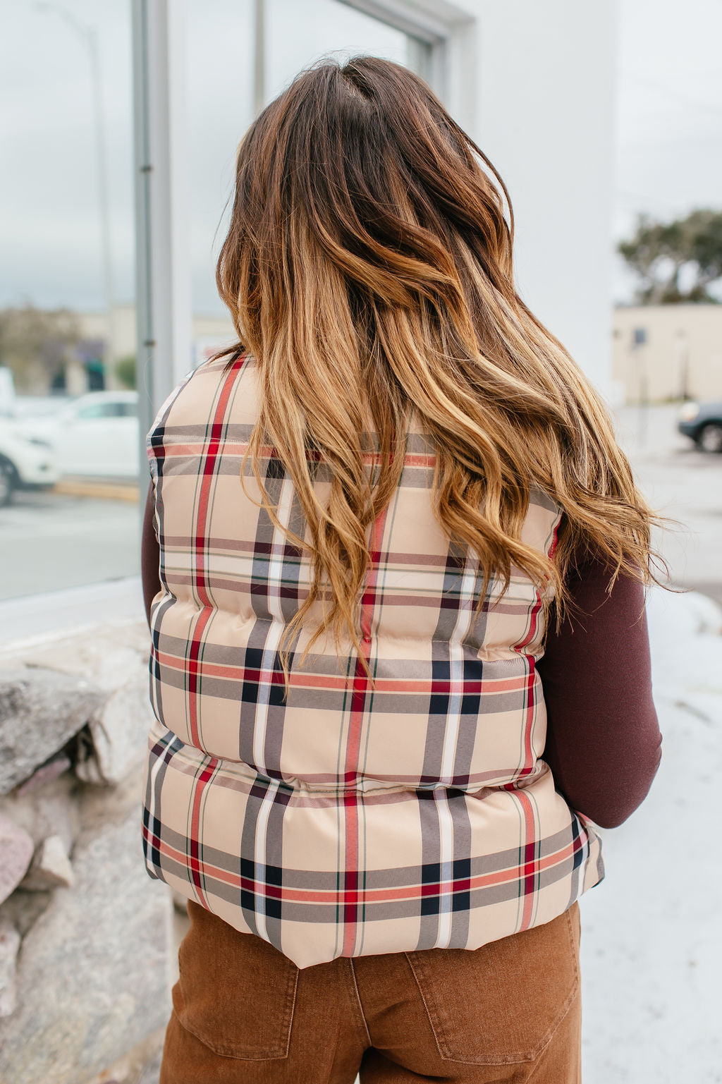 Autumn Stroll Plaid Vest