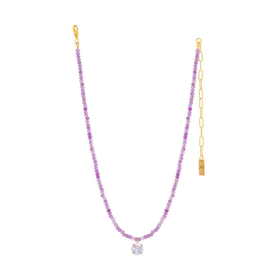 Tova Paige Necklace in Lilac - FINAL SALE