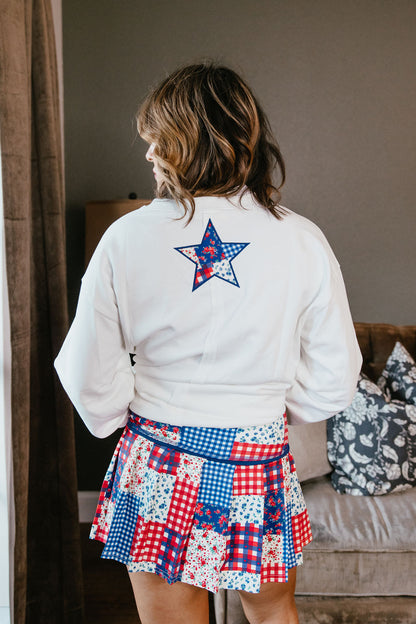 Firecracker Floral Sweater