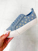 Corky's Take the Lead Blue Denim Daisies Shoes