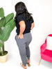 Peak Comfort Jogger Pants in Charcoal - Reg/Curvy