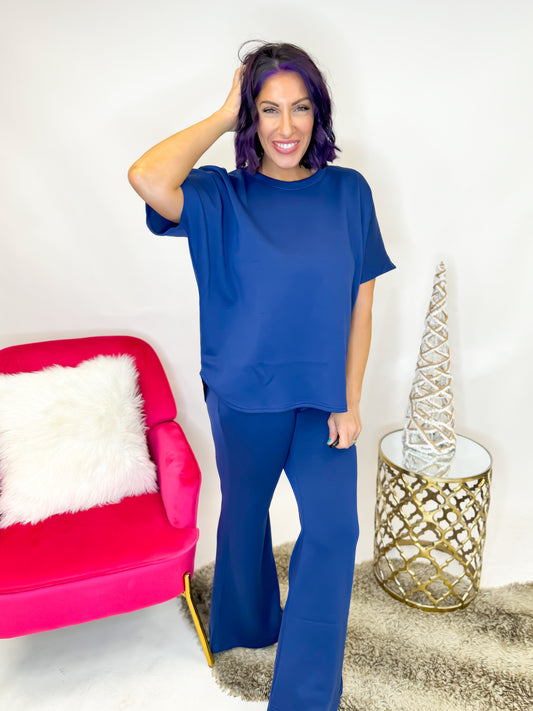 OFFRE Black Friday Ensemble Paris en bleu marine - Reg/Curvy