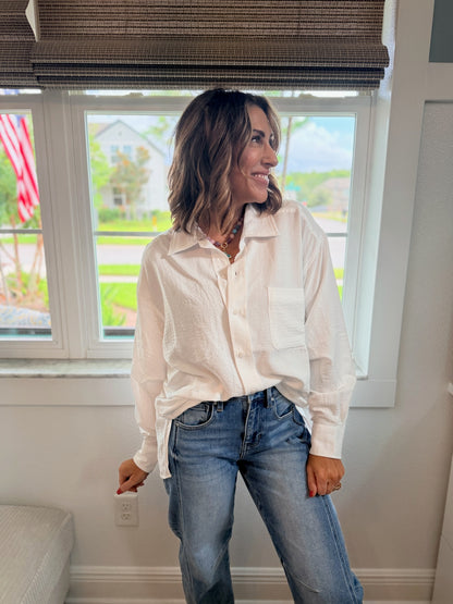 Barefoot Button Down Top