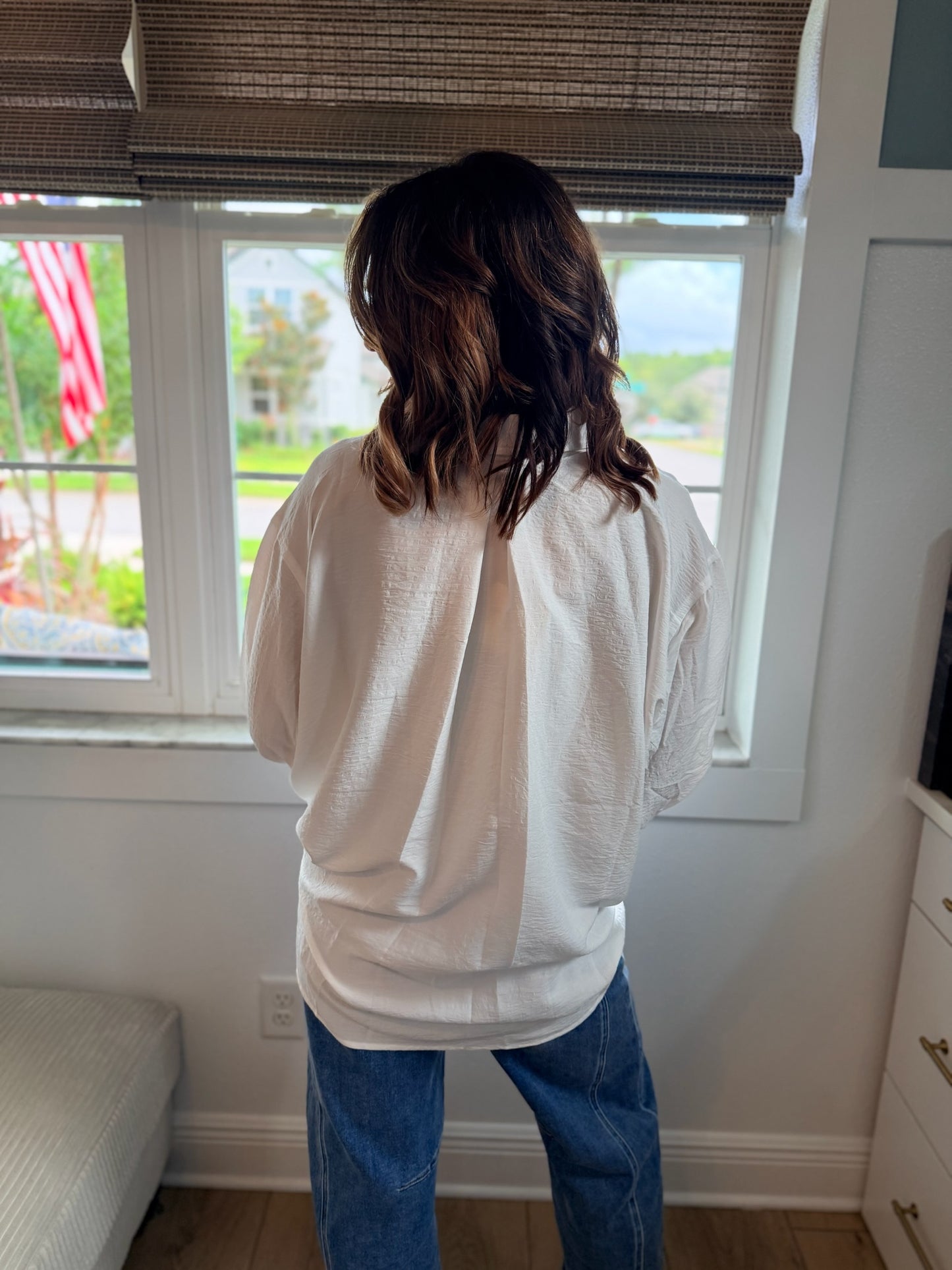 Barefoot Button Down Top