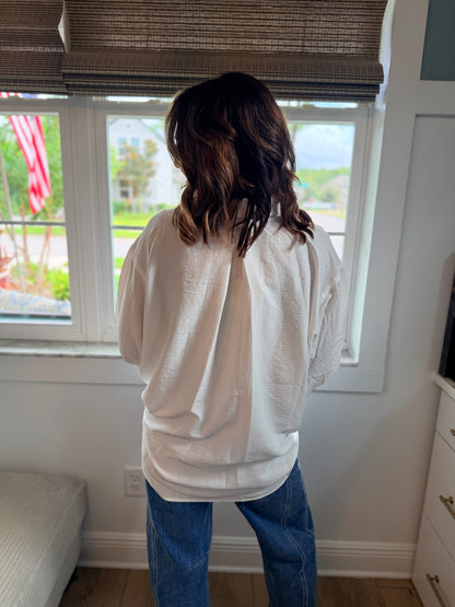 Barefoot Button Down Top