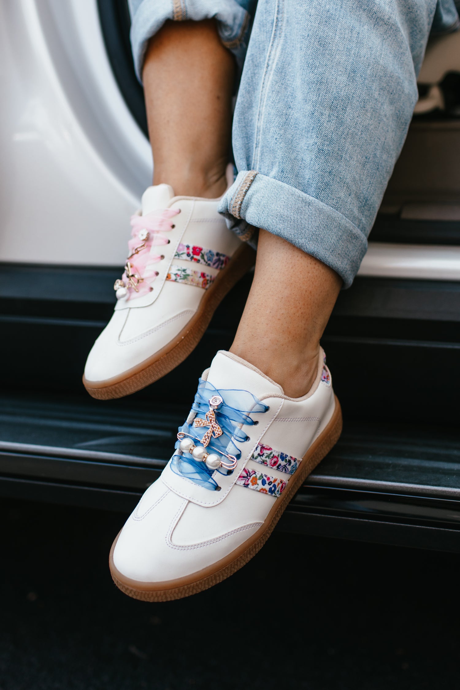 Pink Peony Club Sneakers