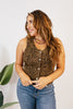 Fierce & Fitted Leopard Vest - Reg & Curvy