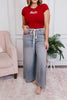 Slouch & Go Wide Leg Denim Pants - Reg/Curvy