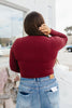 Sleek Fit Bodysuit In Oxblood