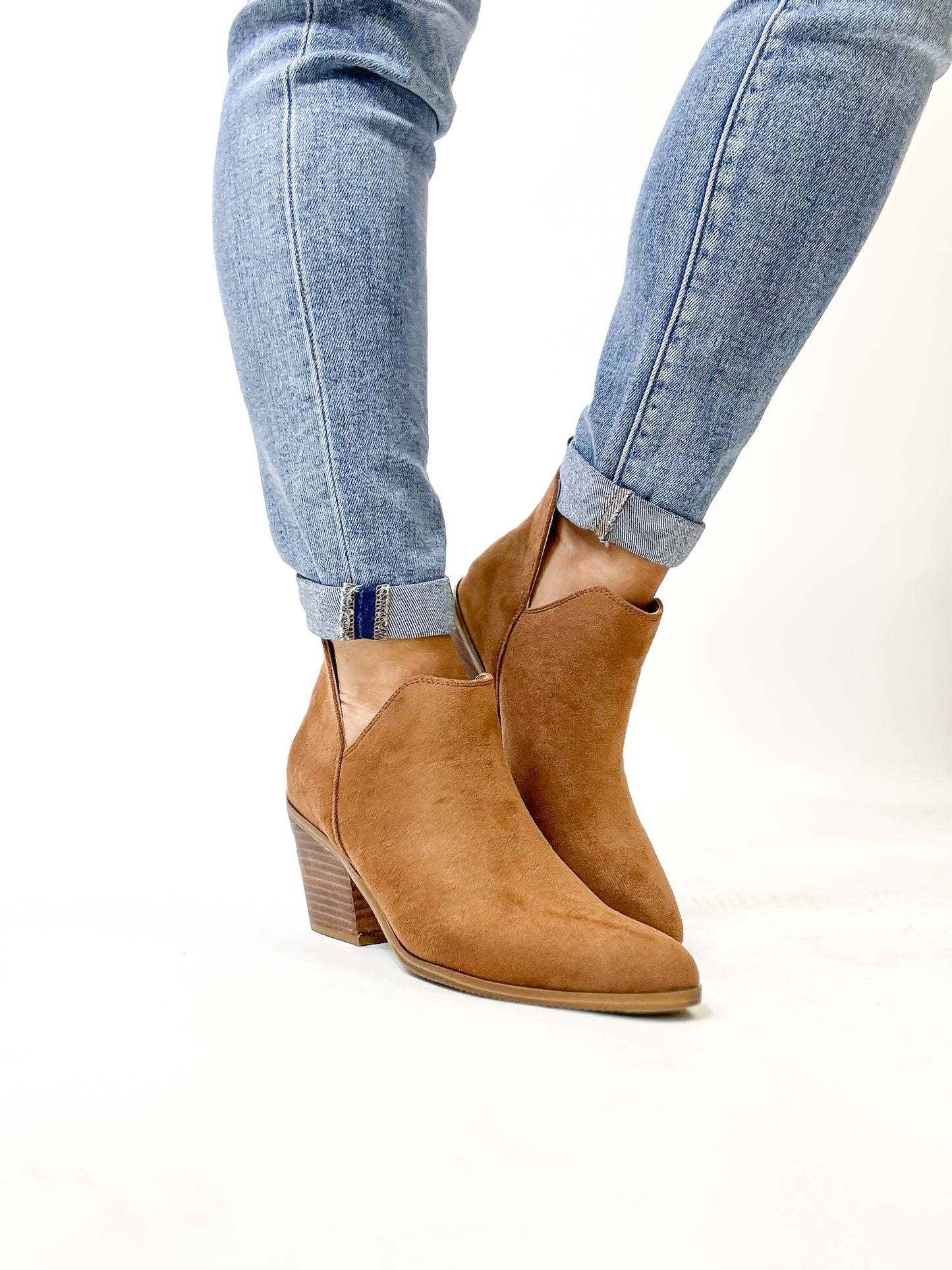 Corky's Tobacco Faux Suede Sassy Pants Boots