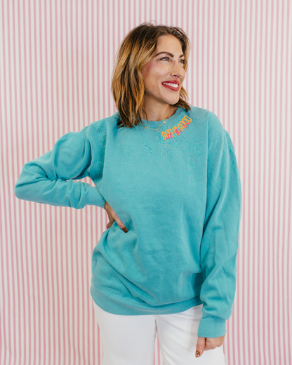 All The Time Graphic Pullover - FINAL SALE