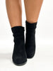 Bottes Last Call en faux daim noir de Corky