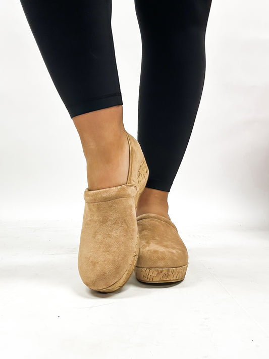 Corky's Camel Faux Suede All Day Shoes