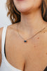 Tova Rhys Rectangle Necklace in Chrome - FINAL SALE