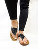 Corky's Black So Delish Sandals