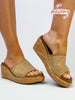 Corky's Caramel Let's Mesh Around Sandals