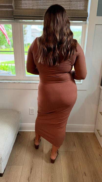 Toasted Maple Dress