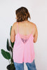Ain't Worth The Fight Tank Top in Candy Pink