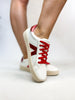 Corky's White Red Friend Zone Sneakers