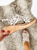 Corky's Tan Sparkle Leopard Carley Sandals