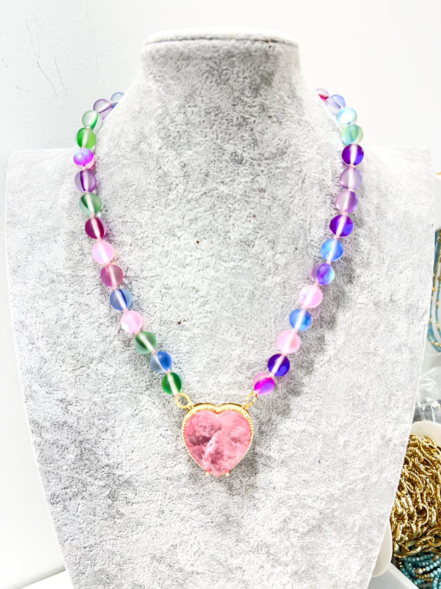 Presale: Beaded Pendant Necklace