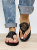 Black Limit Sandals