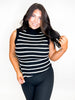 Shadow Stripe Sleeveless Top