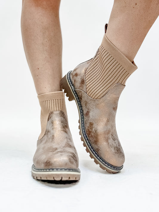 Presale:  Corky's Washed Bronze Metallic Cabin Fever Boots