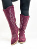 Corky's Wine Faux Suede Headliner Boots