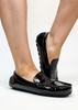 Corky's Black Crinkle Patent Penny For Your Thoughts Shoes