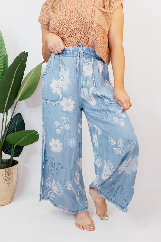 Easy Bloom Wide Leg Pants - Reg & Curvy - FINAL SALE