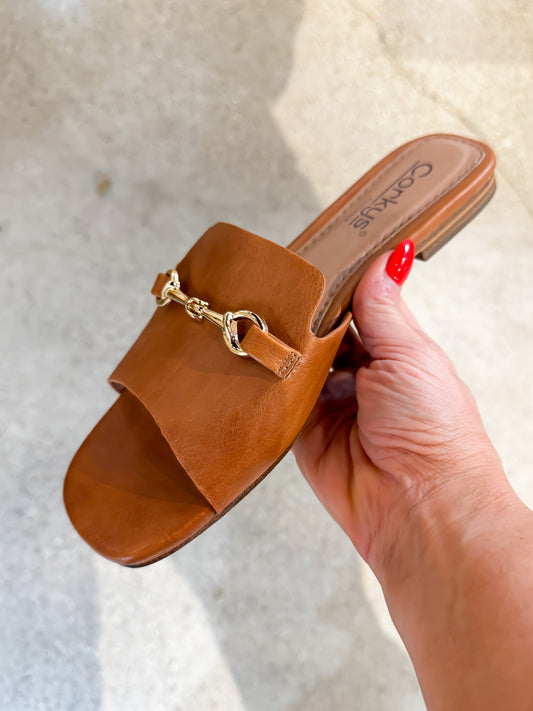 Corky's Cognac Bit Of A Breeze Sandals