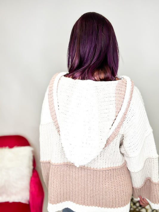 Presale:  Neutral Blend Colorblock Sweater