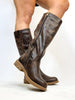 Corky's Espresso Crinkle Gallop Boots