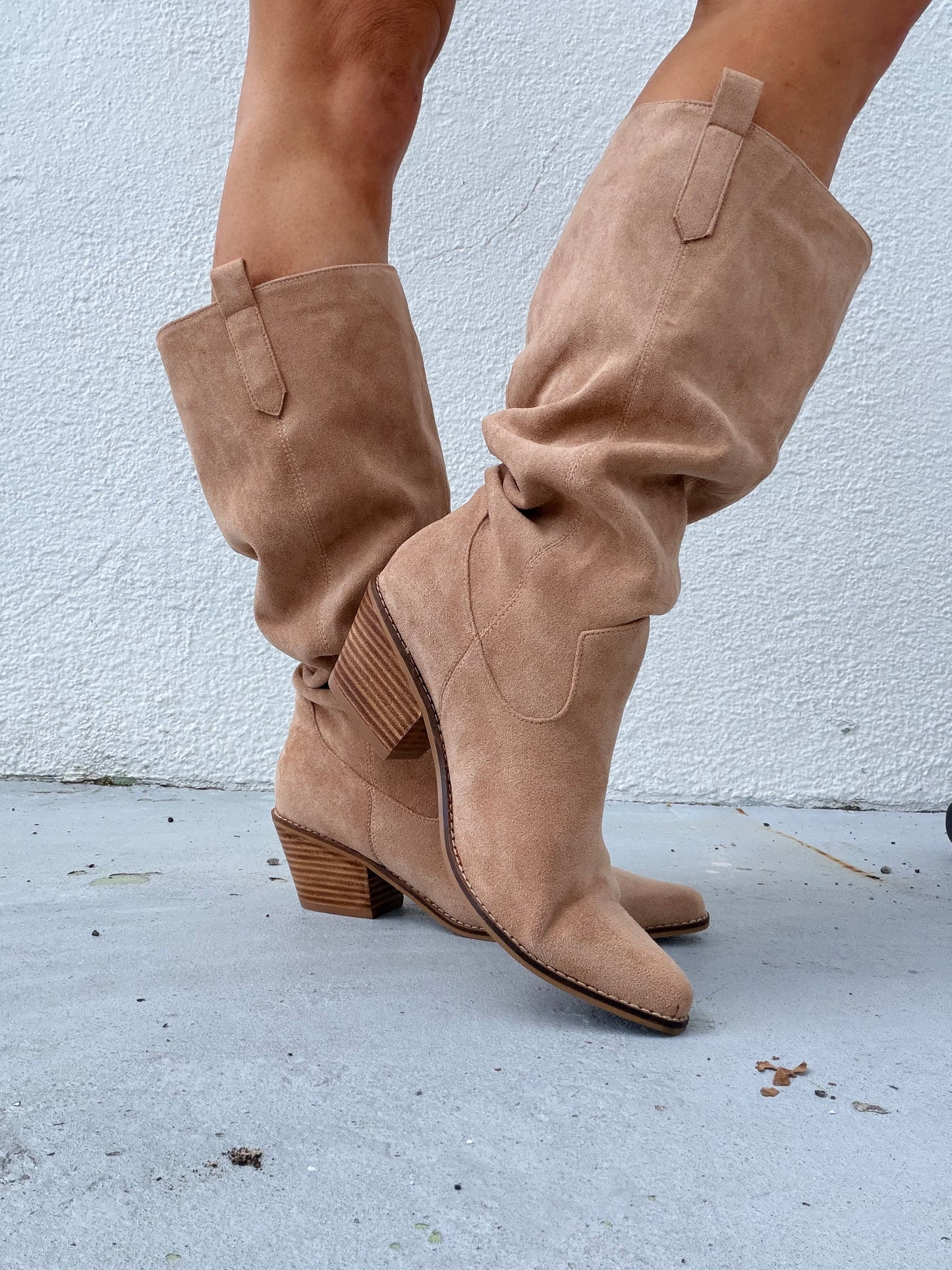 Corky's Sand Faux Suede City Slicker Boots