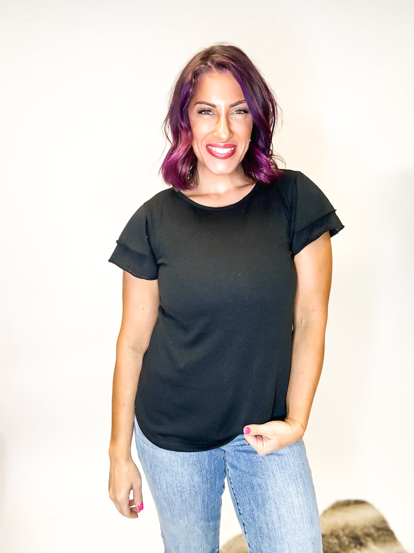 Hacci Top in Black FINAL SALE