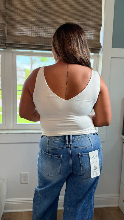 Second Skin Tank In Ivory