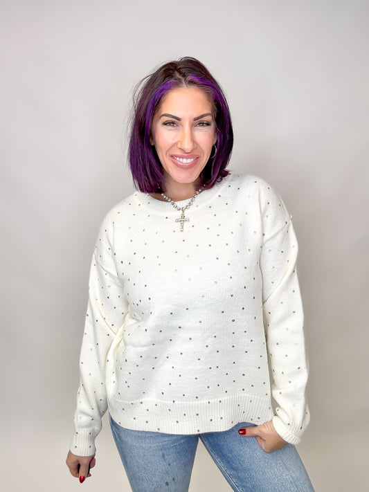 Polished Dots Sweater - Reg/Curvy