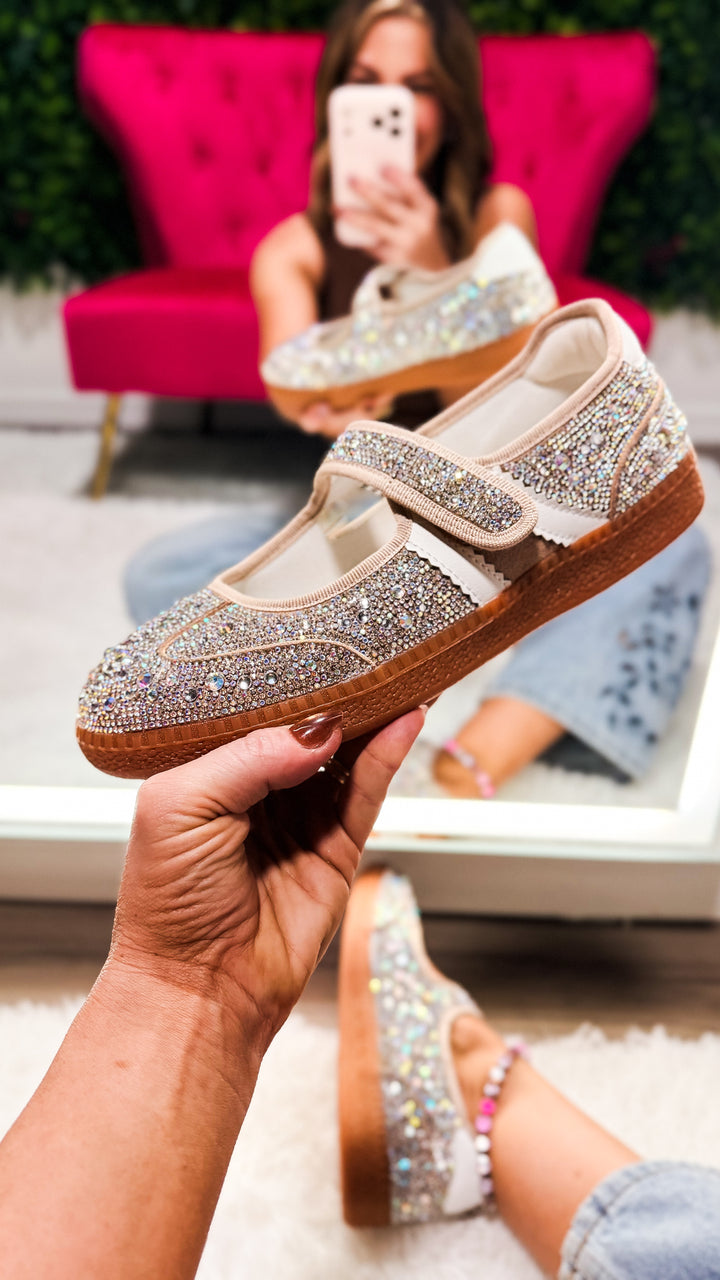 Corky's Rhinestone Calm Down Sneakers
