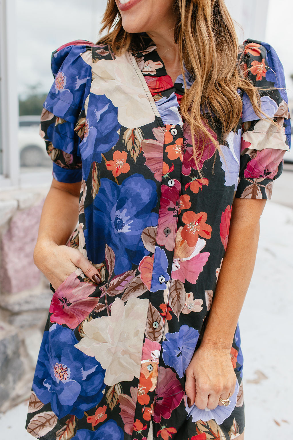Vivid Petals Dress