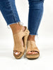 Corky's Camel Faux Suede Volta II Wedges