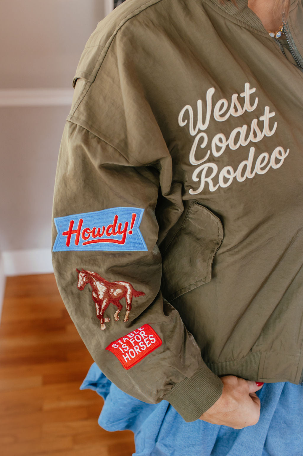 Howdy Honey Jacket In Army Green